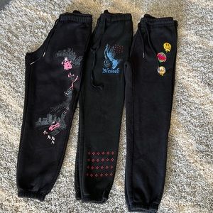 Graphic design sweatpants lot